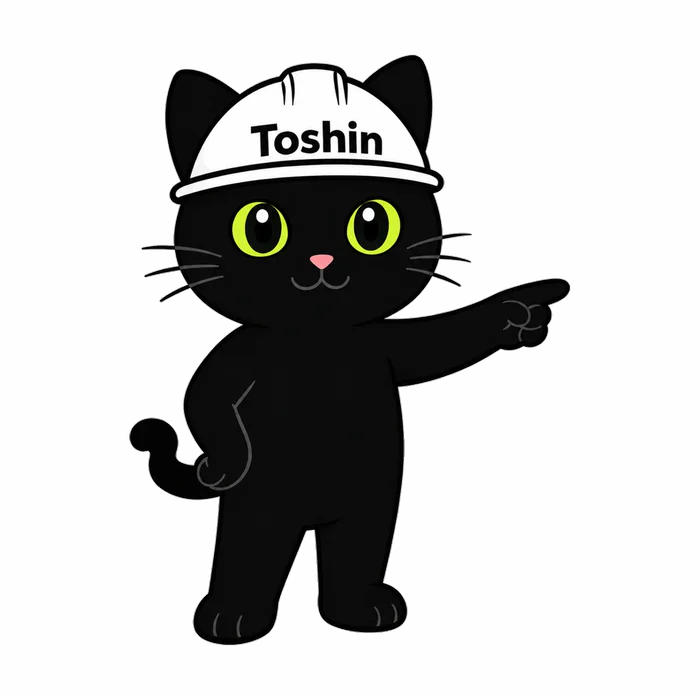 暑さ対策をご案内する東伸の黒猫